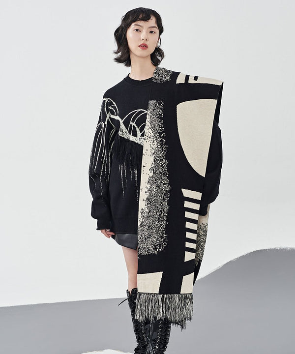 Geometric Pattern Stole